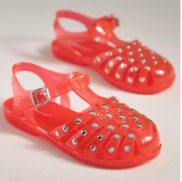 Intentionally Blank X Anthropologie Ellery Studded Jelly Sandals - Picture 8 of 10